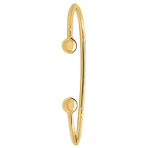 9ct Yellow Gold Ladies Torc Bangle - E Bixby Jewellers