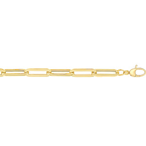 9ct Yellow Gold Ladies 7.5 Inch Bracelet - E Bixby Jewellers