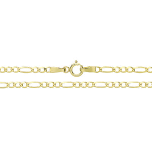 9ct Yellow Gold Figaro Chain - E Bixby Jewellers