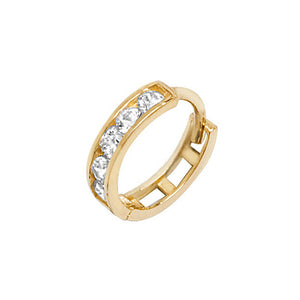 9ct Yellow Gold Cartilage Hoop - E Bixby Jewellers