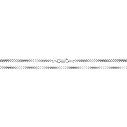 Silver Close Curb Chain - E Bixby Jewellers