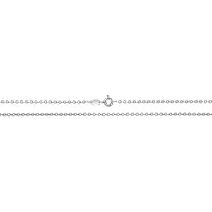 Silver Faceted Belcher Chain - E Bixby Jewellers