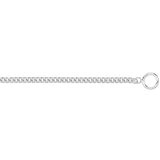 Silver T-Bar Rounded link Bracelet - E Bixby Jewellers