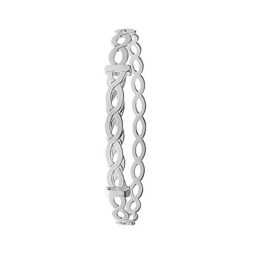 Silver Ladies Expanding Bangle - E Bixby Jewellers