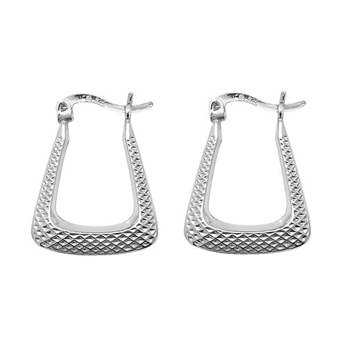 Silver Creole Earrings - E Bixby Jewellers