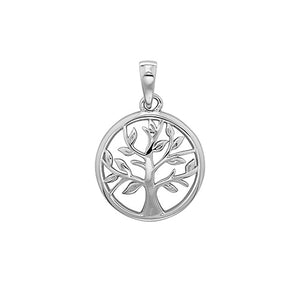 Silver Tree of Life Plain Plain Pendant - E Bixby Jewellers