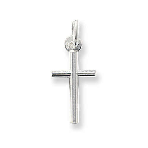 Silver Plain Cross - E Bixby Jewellers