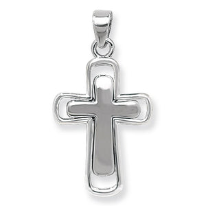 Silver Plain Cross - E Bixby Jewellers