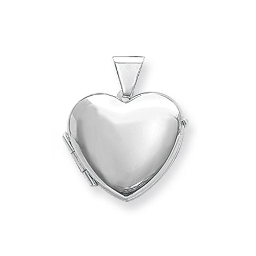 Silver Heart Shape Locket - E Bixby Jewellers