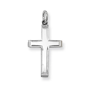 Silver Plain Cross - E Bixby Jewellers