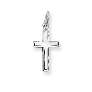 Silver Plain Cross - E Bixby Jewellers