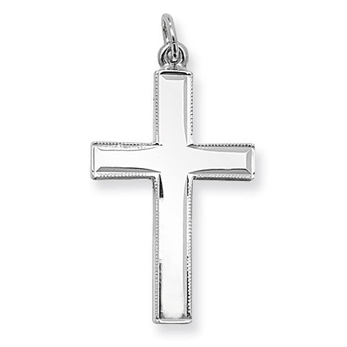 Silver Plain Cross - E Bixby Jewellers