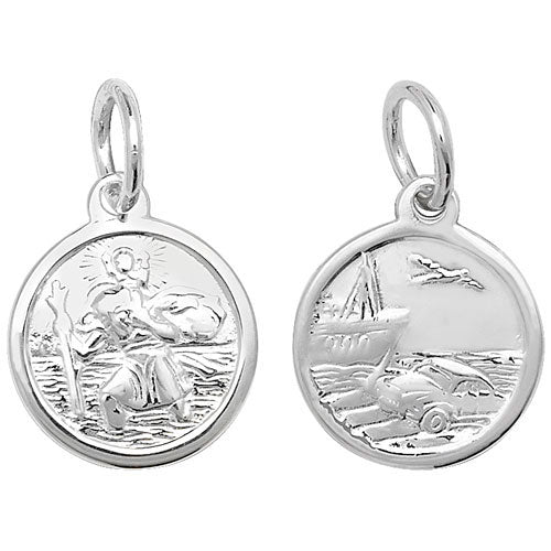 Silver St Christopher Pendant - E Bixby Jewellers