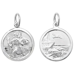 Silver St Christopher Pendant - E Bixby Jewellers