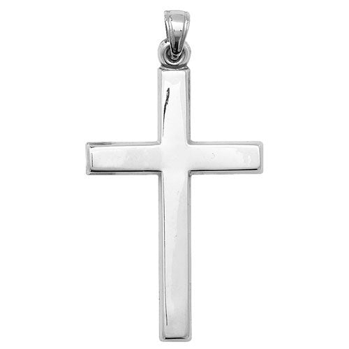 Silver Plain Cross - E Bixby Jewellers