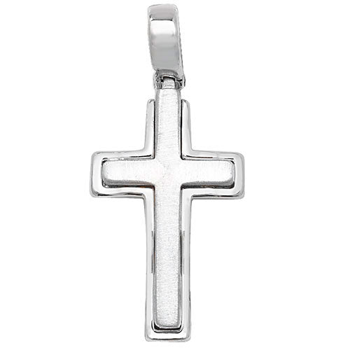 Silver Plain Cross - E Bixby Jewellers