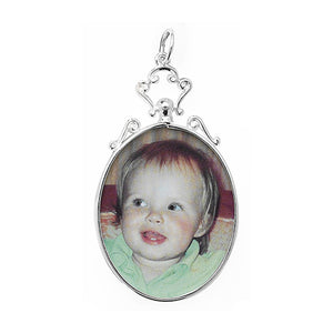 Silver Oval Picture Frame - E Bixby Jewellers