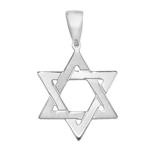 Silver Star Of David Pendant - E Bixby Jewellers