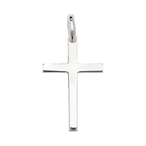 Silver Plain Cross - E Bixby Jewellers