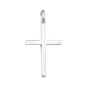 Silver Plain Cross - E Bixby Jewellers