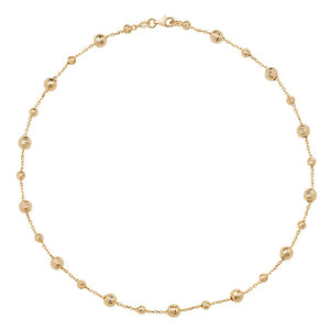 9ct Yellow Gold Ladies 16 Inch DC Necklet - E Bixby Jewellers