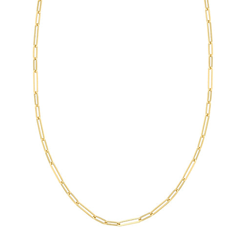 9ct Yellow Gold Ladies 30 Inch Necklet - E Bixby Jewellers