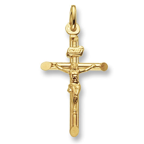 9ct Yellow Gold Crucifix - E Bixby Jewellers