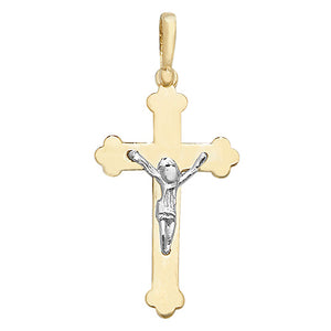 9ct Yellow Gold Crucifix - E Bixby Jewellers