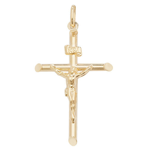 9ct Yellow Gold Crucifix - E Bixby Jewellers