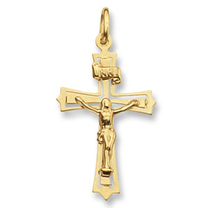 9ct Yellow Gold Crucifix - E Bixby Jewellers