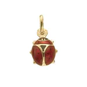 9ct Yellow Gold Ladybird Charm/Pendant - E Bixby Jewellers