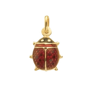 9ct Yellow Gold Ladybird Charm/Pendant - E Bixby Jewellers