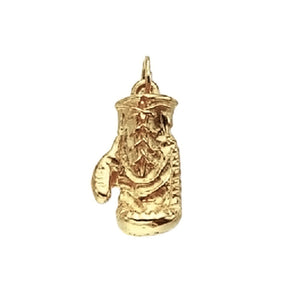 9ct Yellow Gold Boxing Glove Pendant - E Bixby Jewellers