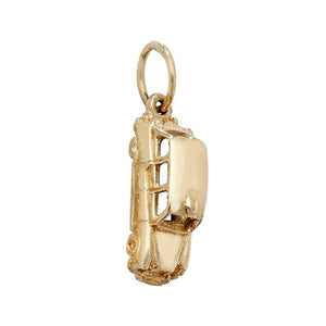 9ct Yellow Gold Taxi Charm/Pendant - E Bixby Jewellers